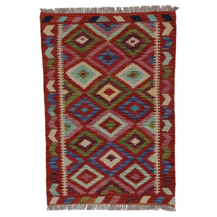 Tapis Kilim laine tissé main Chobi 138 x94 Kilim afghan