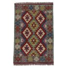 Tapis Kilim laine tissé main Chobi 148x101 tapis kilim multicolore