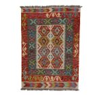 Tapis Kilim laine fait main Chobi 144x98 tapis kilim multicolore