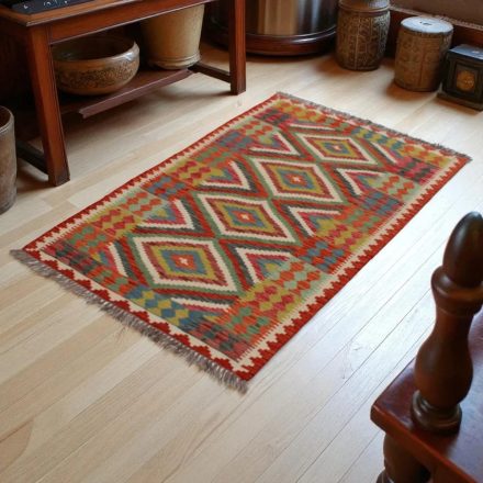 Tapis Kilim laine tissé main Chobi 140x96 tapis Kilim afghan