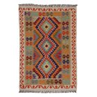 Tapis Kilim laine tissé main Chobi 152x97 tapis Kilim afghan
