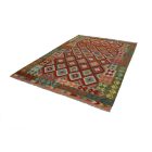 Tapis Kilim Afghan Chobi 203x294 tapis kilim tissé à la main