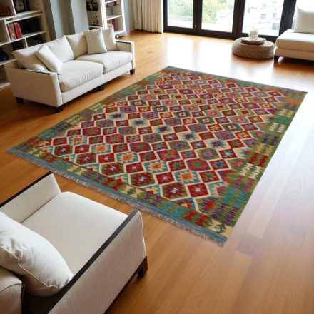 Tapis Kilim Afghan Chobi 213x287 tapis kilim tissé à la main