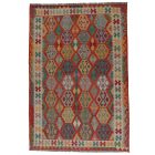 Tapis Kilim Afghan Chobi 203x296 tapis kilim tissé à la main