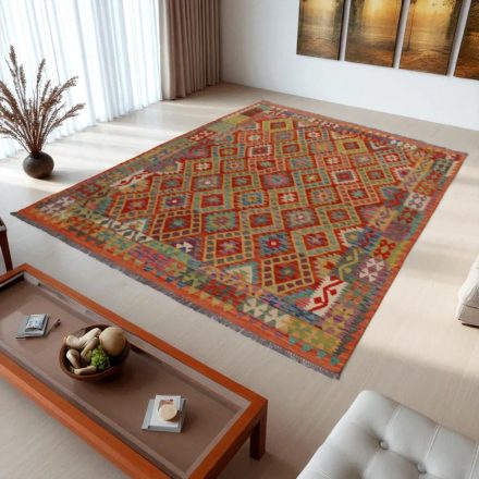 Tapis Kilim Afghan Chobi 253x360 tapis kilim tissé à la main