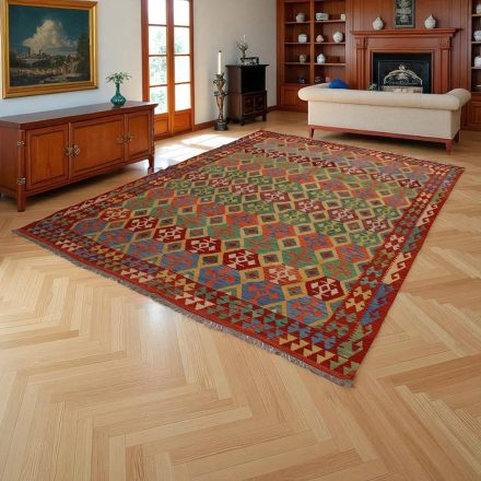 Tapis Kilim Afghan Chobi 253x360 tapis kilim tissé à la main