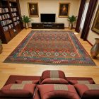 Tapis Kilim Afghan Chobi 246x350 tapis kilim tissé à la main