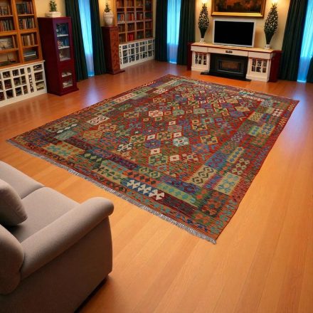 Tapis Kilim Afghan Chobi 246x350 tapis kilim tissé à la main