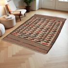 Tapis tribal kilim Adarskan 129x200 tapis mural tissé main