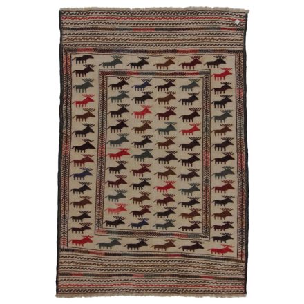 Tapis tribal kilim Adarskan 129x200 tapis mural tissé main