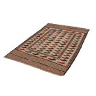 Tapis tribal kilim Adarskan 129x200 tapis mural tissé main