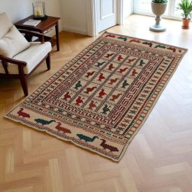Tapis tribal kilim Adarskan 130x193 tapis mural tissé main