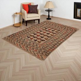 Tapis tribal kilim Adarskan 125x188 tapis mural tissé main