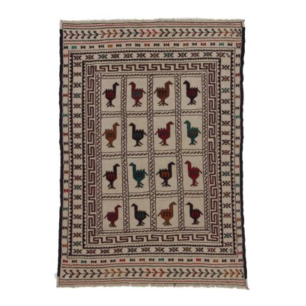 Tapis tribal kilim Adarskan 128x180 tapis mural tissé main