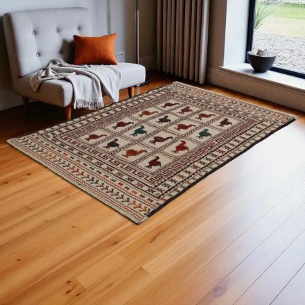 Tapis tribal kilim Adarskan 128x180 tapis mural tissé main