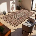 Tapis tribal kilim Adarskan 116x193 tapis mural tissé main