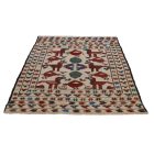 Tapis tribal kilim Adarskan 121x196 tapis mural tissé main