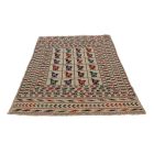 Tapis tribal kilim Adarskan 124x204 tapis mural tissé main
