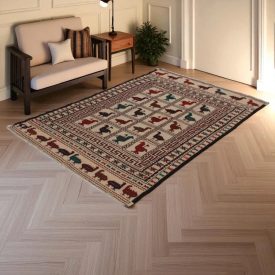 Tapis tribal kilim Adarskan 126x192 tapis mural tissé main
