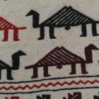 Tapis tribal kilim Adarskan 121x203 tapis mural tissé main