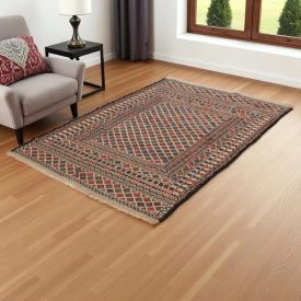 Tapis tribal kilim Adarskan 124x192 tapis mural tissé main