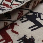 Tapis tribal kilim Adarskan 124x200 tapis mural tissé main