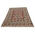Tapis tribal kilim Adarskan 121x200 tapis mural tissé main