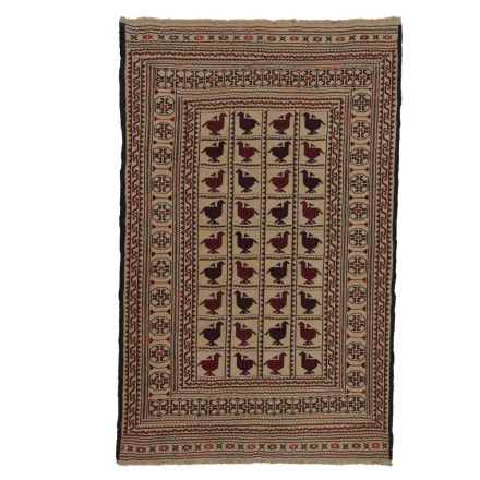 Tapis tribal kilim Adarskan 124x204 tapis mural tissé main