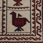 Tapis tribal kilim Adarskan 124x204 tapis mural tissé main
