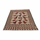 Tapis tribal kilim Adarskan 133x199 tapis mural tissé main
