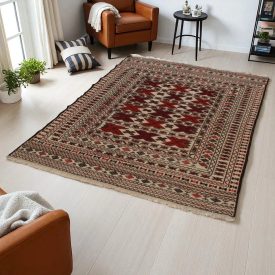 Tapis tribal kilim Adarskan 122x191 tapis mural tissé main