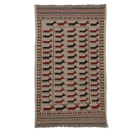 Tapis tribal kilim Adarskan 117x197 tapis mural tissé main