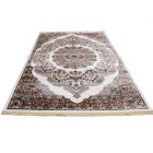 Tapis classique beige brun 160x230 tapis mécanique polyester