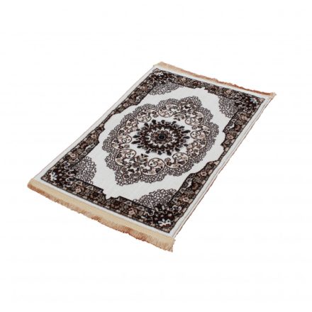 Tapis classique beige brun 60x90 tapis mécanique polyester