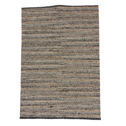 Tapis laine tissé Rustic 132x189 tapis en laine moderne de séjour ou de chambre à coucher