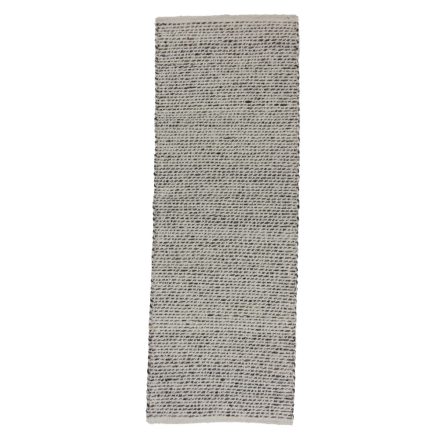 Tapis laine tissé Rustic 72x197 tapis en laine moderne de séjour ou de chambre à coucher