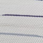 Tapis chiffon 72x130 blanc tapis de chiffon en coton