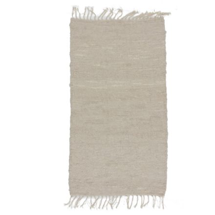 Tapis chiffon 133x76 beige tapis chiffon en coton