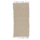 Tapis doux 76x133 tapis en coton beige