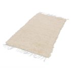 Tapis doux 76x133 tapis en coton beige