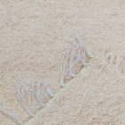 Tapis doux 76x133 tapis en coton beige