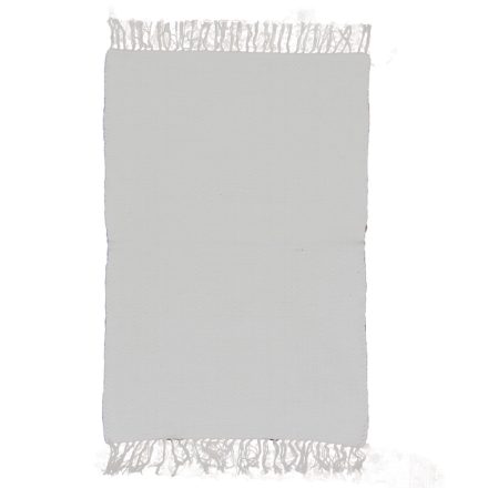 Tapis chiffon 94x80 blanc tapis chiffon en coton