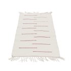 Tapis chiffon 70x129 beige tapis de chiffon en coton