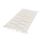 Tapis chiffon 70x129 beige tapis de chiffon en coton