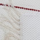 Tapis chiffon 70x129 beige tapis de chiffon en coton