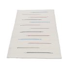 Tapis chiffon 77x125 beige tapis de chiffon en coton