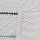 Tapis chiffon 70x129 beige tapis de chiffon en coton