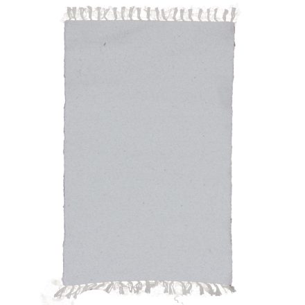 Tapis chiffon 100x68 blanc tapis chiffon en coton