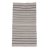 Tapis chiffon 76x140 gris tapis de chiffon en coton