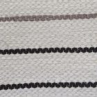 Tapis chiffon 76x140 gris tapis de chiffon en coton